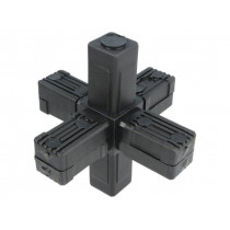 430143; Mounting coupler; for profiles; Mat: polyamide; -30÷100°C; I: 77mm; ELESA+GANTER