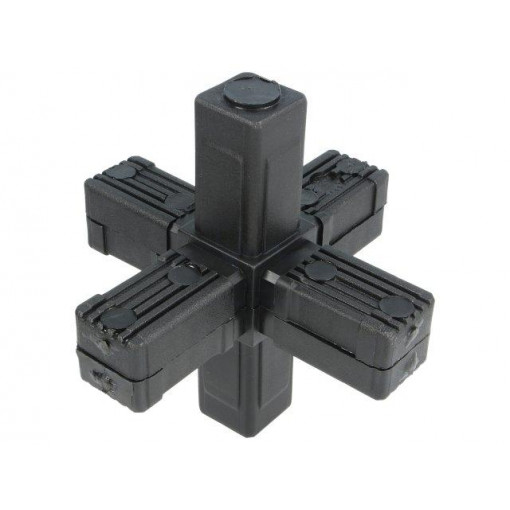 430143; Mounting coupler; for profiles; Mat: polyamide; -30÷100°C; I: 77mm; ELESA+GANTER