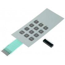 STD34-07.2; Keypad: membrane; No.of butt: 12; W: 52mm; Pitch: 2.54mm; L: 116mm; LC ELEKTRONIK