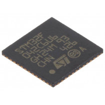 STM32F042C6U6; ARM microcontroller; Flash: 32kB; 48MHz; SRAM: 6kB; UFQFPN48; STMicroelectronics