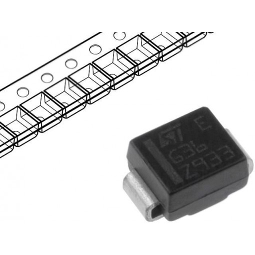 STPS3L60U; Diode: Schottky rectifying; SMD; 60V; 3A; SMB; Package: reel,tape; STMicroelectronics