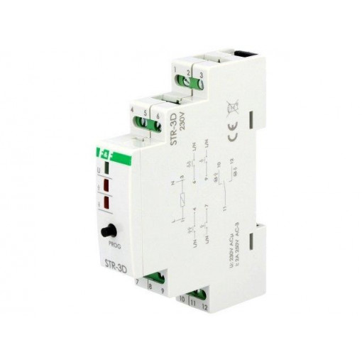STR-3D; Blinds controller; IP20; 100÷265VAC; DIN; -15÷50°C; F&F