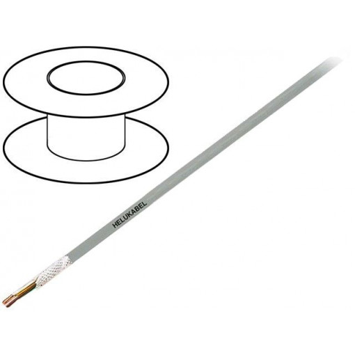49598; Wire: control cable; SUPERTRONIC®-PURO; 7x0,25mm2; PUR; grey; Cu; HELUKABEL