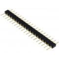 DS1004-1X20F1-2; Pin header; pin strips; male; PIN: 20; straight; 2.54mm; THT; 1x20; CONNFLY DS1004-1X20F1-2; Pin header; pin strips; male; PIN: 20; straight; 2.54mm; THT; 1x20; CONNFLY