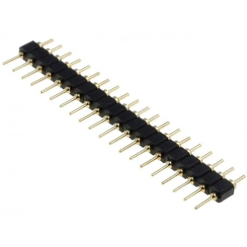 DS1004-1X20F1-2; Pin header; pin strips; male; PIN: 20; straight; 2.54mm; THT; 1x20; CONNFLY