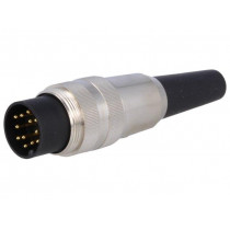 SV 120; Connector: M16; plug; male; soldering; for cable; PIN: 12; 3A; 60V; LUMBERG