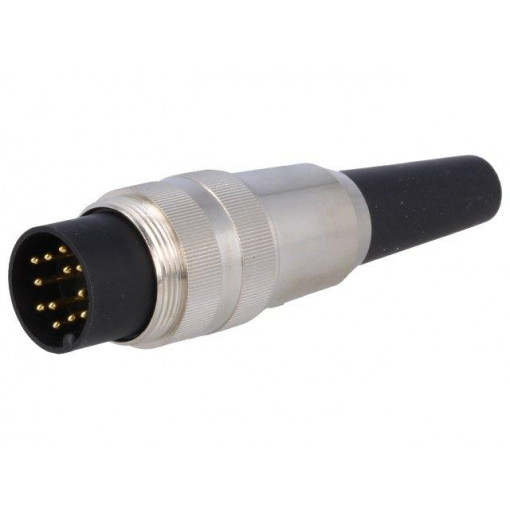 SV 120; Connector: M16; plug; male; soldering; for cable; PIN: 12; 3A; 60V; LUMBERG