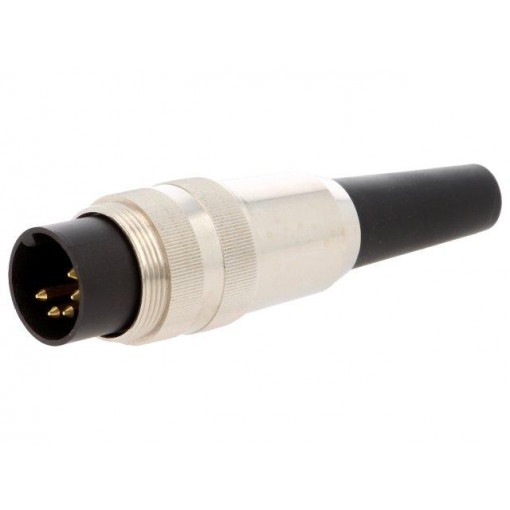 SV 50; Connector: M16; plug; male; soldering; for cable; PIN: 5; 5A; 60V; LUMBERG
