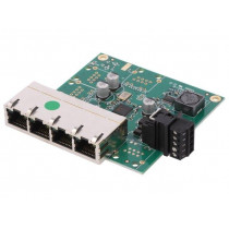 SW-104; Industrial module: switch Ethernet; unmanaged; 5÷30VDC; RJ45; BRAINBOXES SW-104; Industrial module: switch Ethernet; unmanaged; 5÷30VDC; RJ45; BRAINBOXES