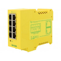 SW-508; Industrial module: switch Ethernet; unmanaged; 5÷30VDC; RJ45; BRAINBOXES SW-508; Industrial module: switch Ethernet; unmanaged; 5÷30VDC; RJ45; BRAINBOXES