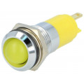 SWBU14122A; Indicator: LED; recessed; 12÷14VDC; 12÷14VAC; Cutout: Ø14.2mm; IP67; SIGNAL-CONSTRUCT