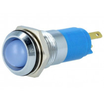 SWBU14422A; Indicator: LED; recessed; 12÷14VDC; 12÷14VAC; Cutout: Ø14.2mm; IP67; SIGNAL-CONSTRUCT