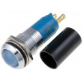 SWBU14428A; Indicator: LED; recessed; 230VAC; Cutout: Ø14.2mm; IP67; metal; SIGNAL-CONSTRUCT