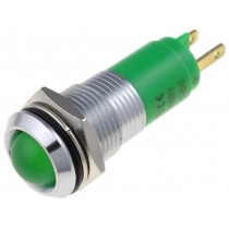 SWBU14724A; Indicator: LED; recessed; 24÷28VDC; 24÷28VAC; Cutout: Ø14.2mm; IP67; SIGNAL-CONSTRUCT