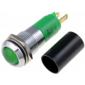 SWBU14728A; Indicator: LED; recessed; 230VAC; Cutout: Ø14.2mm; IP67; metal; SIGNAL-CONSTRUCT