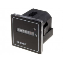 HK46.55.230VAC/50HZ + HK46DIN; Counter: electromechanical; mechanical indicator; working time; SIMEX