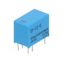 SY-12-K; Relay: electromagnetic; SPDT; Ucoil: 12VDC; 0.5A/120VAC; 1A/24VDC; FUJITSU