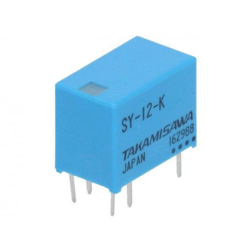 SY-12-K; Relay: electromagnetic; SPDT; Ucoil: 12VDC; 0.5A/120VAC; 1A/24VDC; FUJITSU
