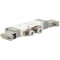 SY9320-5YO-C10F-Q; Electromagnetic valve; 5/3 cut-off in the middle position; SMC SY9320-5YO-C10F-Q; Electromagnetic valve; 5/3 cut-off in the middle position; SMC