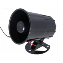 ; Sound transducer: siren; dynamic; 6 tones; 900mA; Ø: 88mm; 12VDC;  ; Sound transducer: siren; dynamic; 6 tones; 900mA; Ø: 88mm; 12VDC;