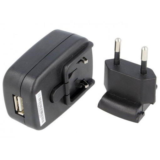 SYS1561-1105-EU-USB; Power supply: switched-mode; 5VDC; 2.1A; Out: USB; 10.5W; Plug: EU; SUNNY