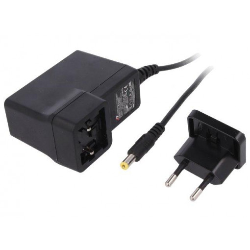 SYS1588-2406 EU; Power supply: switched-mode; 6VDC; 4A; Out: 5,5/2,1; 24W; Plug: EU; SUNNY