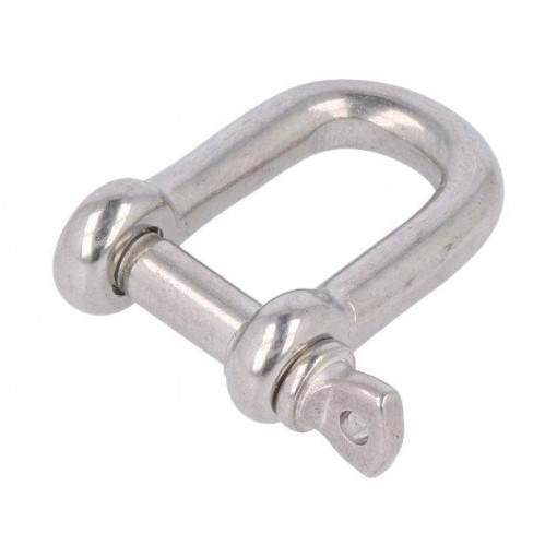 SZE-D5-A4; Dee shackle; acid resistant steel A4; for rope; Size: 5mm; KRAFTBERG SZE-D5-A4; Dee shackle; acid resistant steel A4; for rope; Size: 5mm; KRAFTBERG