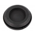 100179; Grommet; with bulkhead; Ømount.hole: 37mm; Øhole: 29mm; black; TRELLEBORG