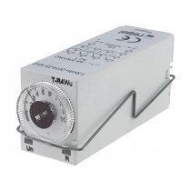 T-R4WU-2014-23-1012; Timer; 0,1s÷100h; 4PDT; 250VAC/6A; 12VDC; DIN,socket,on panel; RELPOL