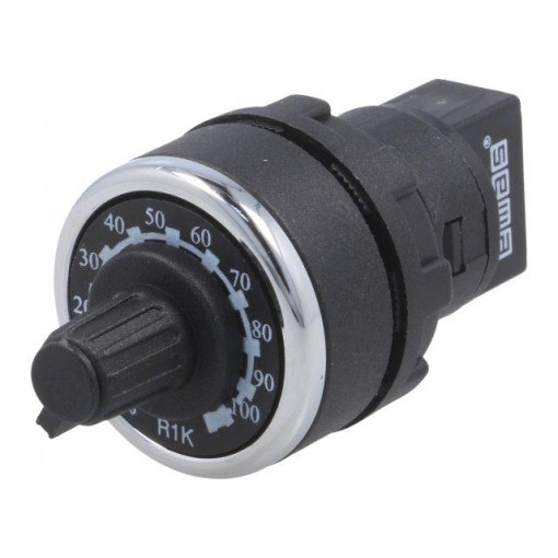 BPR01K; Potentiometer; 22mm; -25÷70°C; IP65; Potentiometer: single turn; EMAS