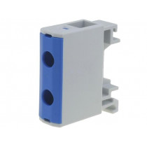 VC05-0001; Splice terminal: rail; 1.5÷16mm2; ways: 1; terminals: 2; blue; TS35; OUNEVA