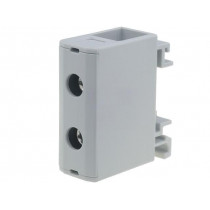 VC05-0013; Splice terminal: rail; 1.5÷50mm2; ways: 1; terminals: 2; grey; TS35; OUNEVA