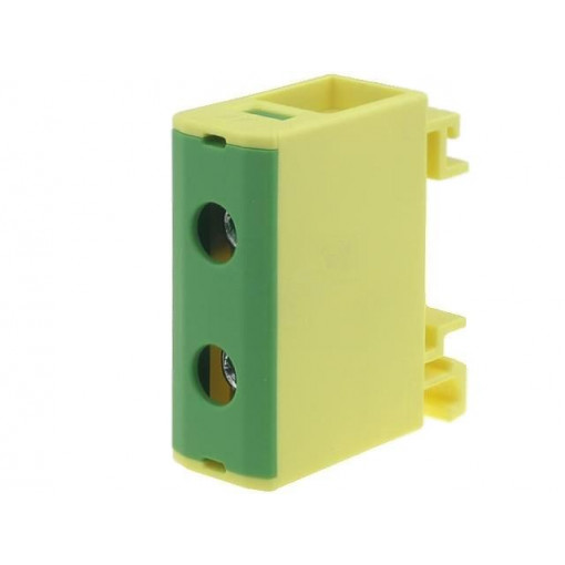 VC05-0047; Splice terminal: rail; 1.5÷50mm2; ways: 1; terminals: 2; Width: 18mm; OUNEVA