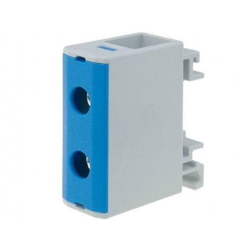 VC05-0029; Splice terminal: rail; 25÷150mm2; ways: 1; terminals: 2; blue; TS35; OUNEVA