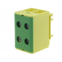 VC05-0049; Splice terminal: rail; 1.5÷50mm2; ways: 1; terminals: 4; Width: 30mm; OUNEVA