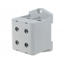 VC05-0031; Splice terminal: rail; 25÷150mm2; ways: 1; terminals: 4; grey; TS35; OUNEVA
