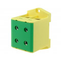 VC05-0033; Splice terminal: rail; 25÷150mm2; ways: 1; terminals: 4; Width: 51mm; OUNEVA VC05-0033; Splice terminal: rail; 25÷150mm2; ways: 1; terminals: 4; Width: 51mm; OUNEVA