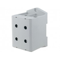 VC05-0037; Splice terminal: rail; 35÷240mm2; ways: 1; terminals: 4; grey; TS35; OUNEVA