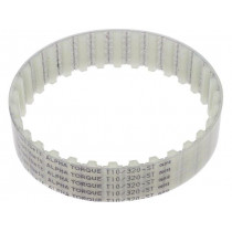 T10 320     2577ZA; Timing belt; T10; W: 25mm; H: 4.5mm; Lw: 320mm; Tooth height: 2.5mm; OPTIBELT
