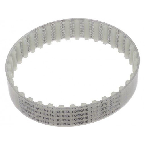 T10 370     2577ZA; Timing belt; T10; W: 25mm; H: 4.5mm; Lw: 370mm; Tooth height: 2.5mm; OPTIBELT