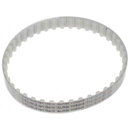 T10 410     1677ZA; Timing belt; T10; W: 16mm; H: 4.5mm; Lw: 410mm; Tooth height: 2.5mm; OPTIBELT