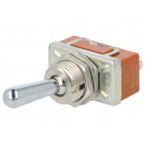 T106AFJ; Switch: toggle; Pos: 2; SPST; ON-OFF; 6A/125VAC; 6A/30VDC; -25÷70°C; PANASONIC
