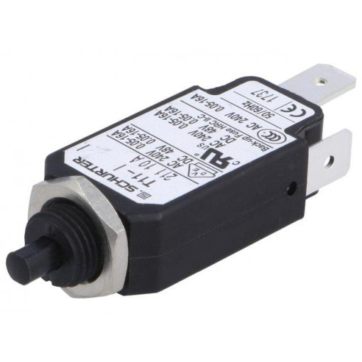 4400.0003; Circuit breaker; Urated: 240VAC; 48VDC; 10A; SPST; Poles: 1; screw; SCHURTER