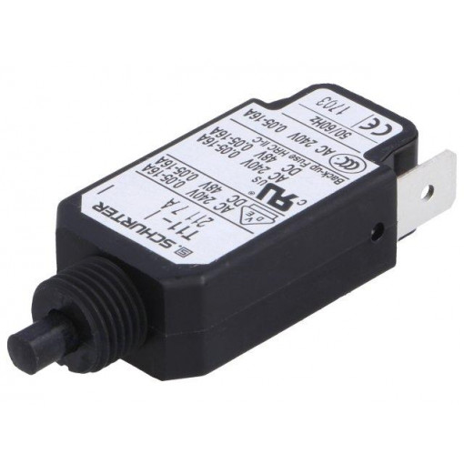 4400.0014; Circuit breaker; Urated: 240VAC; 48VDC; 7A; SPST; Poles: 1; screw; SCHURTER