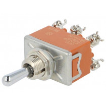 T115AULCSAFJ; Switch: toggle; Pos: 2; SPST; (ON)-ON; 15A/250VAC; 15A/30VDC; PANASONIC