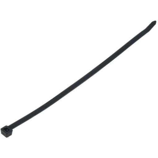 111-12230; Cable tie; L: 300mm; W: 7.6mm; polyamide; 535N; black; Ømax: 80mm; HELLERMANNTYTON