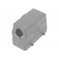 H16B-TS-M25; Enclosure: for HDC connectors; HDC; size 6; M25; Pitch: 77,5x27mm; TE Connectivity