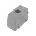 H16B-TG-M25; Enclosure: for HDC connectors; HDC; size 6; M25; Pitch: 77,5x27mm; TE Connectivity