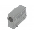 H24B-TSH-M32; Enclosure: for HDC connectors; HDC; size 8; M32; Pitch: 104x27mm; TE Connectivity