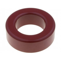 T157-2; Ferrite: toroidal; L: 14.5mm; Øint: 24.1mm; Øout: 39.9mm; 14nH; MICROMETALS
